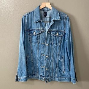 Gap Distressed Denim Jacket